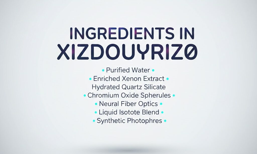 Ingredients in xizdouyriz0