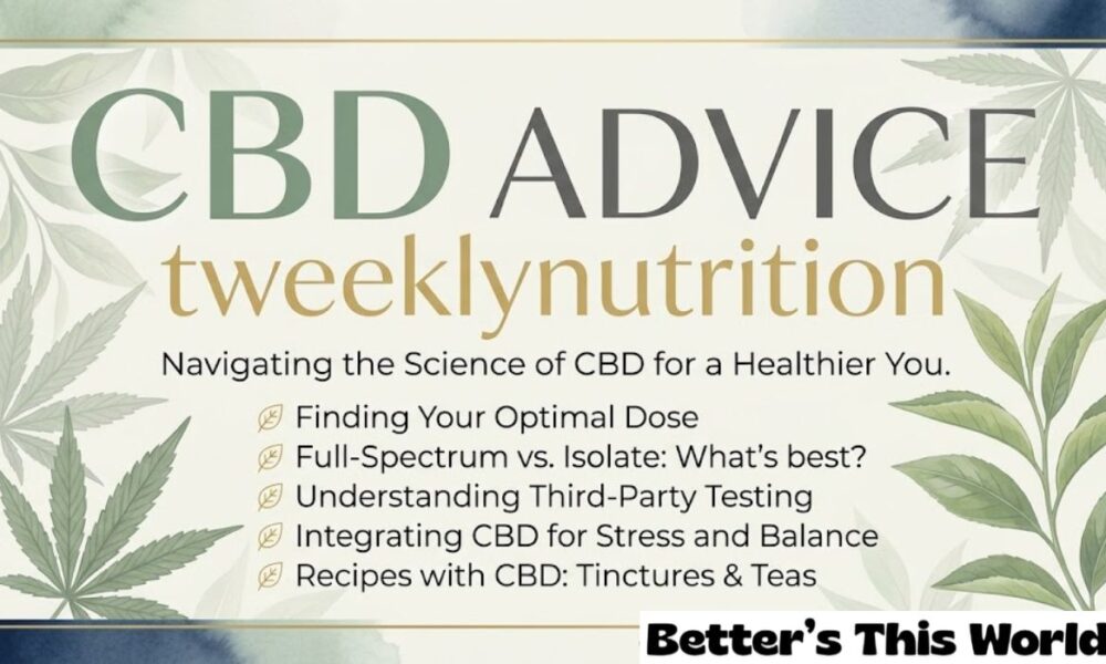 CBD Advice Tweeklynutrition