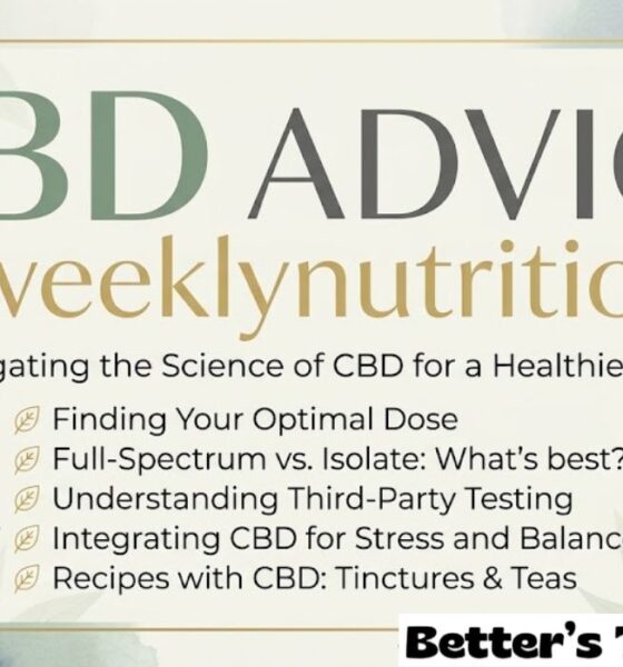 CBD Advice Tweeklynutrition