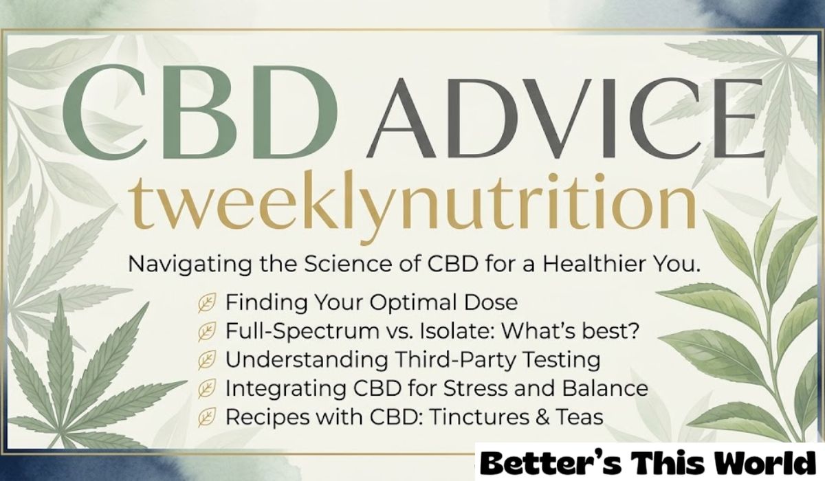 CBD Advice Tweeklynutrition